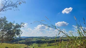 image of sky in the late afternoon in Brazil photo