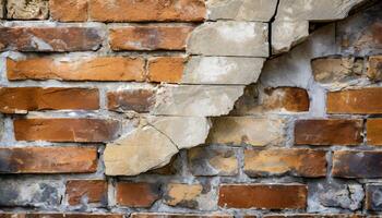 Brick wall texture background photo