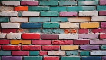 Brick wall texture background photo