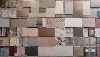 Crumpled magazine background photo