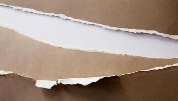 Torn paper texture background photo
