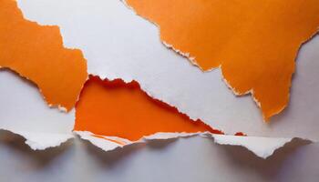 Torn paper texture background photo