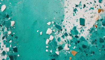 Wall background with terrazzo texture and pattern photo