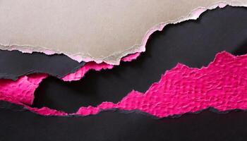 Torn paper texture background photo