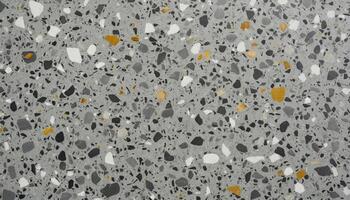 Wall background with terrazzo texture and pattern photo
