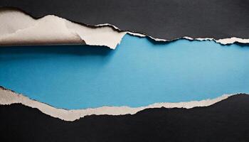 Torn paper texture background photo