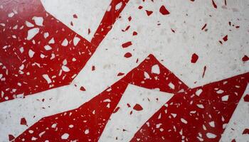 Wall background with terrazzo texture and pattern photo
