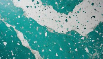 Wall background with terrazzo texture and pattern photo
