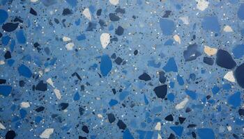 Wall background with terrazzo texture and pattern photo