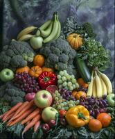 fruit and vegetables photo