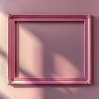 modern style wooden Frame Mockup for photo in the living room