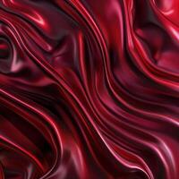 Red silk fabric cloth texture background photo