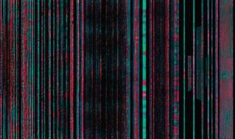 VHS effect blankets the composition mimicking white noise over a grunge film texture photo