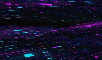 Screen glitch texture overlay on a vague dark background photo