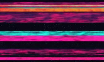VHS effect blankets the composition mimicking white noise over a grunge film texture photo