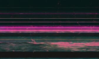 VHS effect blankets the composition mimicking white noise over a grunge film texture photo