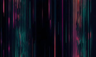 dark background with superimposed signal error effect, abstract wave RGB distortion texture photo