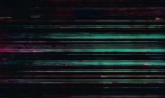 Digital texture shows signal error effect, abstract visual noise on dark background photo