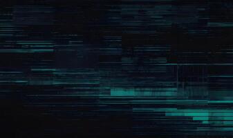 Digital texture shows signal error effect, abstract visual noise on dark background photo