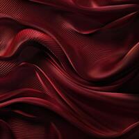Red silk fabric cloth texture background photo
