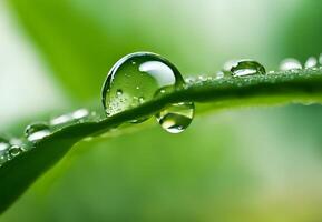 Fleeting Reflection A Raindrops Momentary Impression photo
