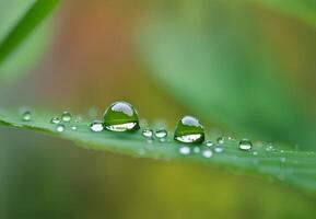 Miniature World A Raindrops Reflection photo