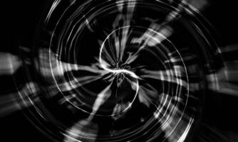 Swirling of abstract black and white lines.3D rendering. video