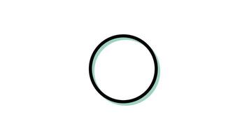 Editing tool animation icon in outline style video