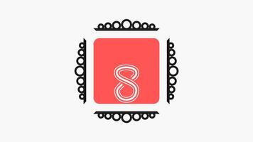 an illustration of a countdown time. Suitable for celebrating an event or inauguration that involves time in its implementation video