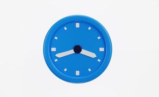 wall clock 3d icon animation timekeeping social media countdown time management icon animation 3d render video