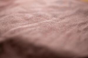 Soft Brown Fabric Texture Close-Up photo