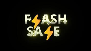 flash sale, flash sale poster, flash sale background, Animation of flash sale text on black background. Social media and digital interface concept digitally generated . concept of clearance. video