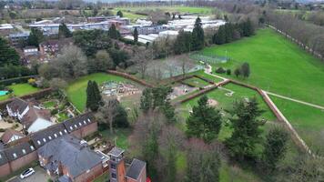 High Angle View of Harpenden City Centre of Harpenden Town of England. March 16th, 2024 video