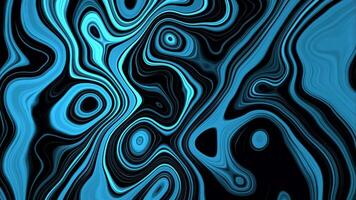 blue and black colorful liquid-smooth wave geometric line background. video