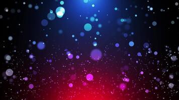 4k Abstract bokeh background loop with light particles on a dark background. animation footage with light leak effect. Looping 3D animation video