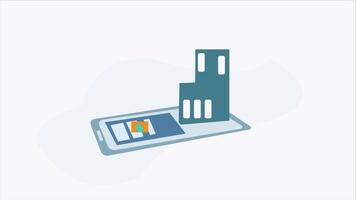 digital home service with online mobile apps, safe your valuable time with home service animation video