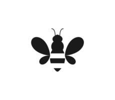 Bee honey icon. illustration, flat design. vector