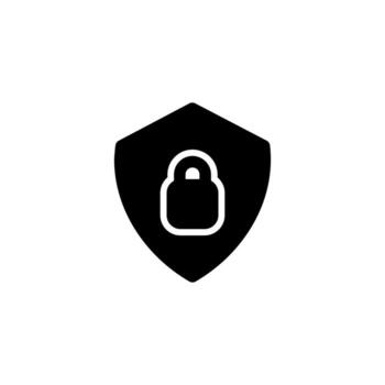 Security icon. Shield icon. Protect. Safe shield. Block and Guard. vector