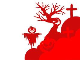 Halloween Sketch Line Art Background vector