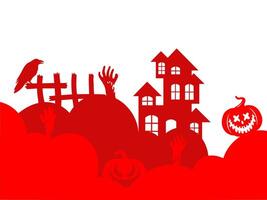 Halloween Sketch Line Art Background vector