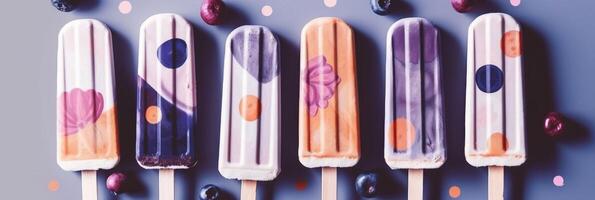Appetizing ice cream. Aesthetically attractive ice cream. photo