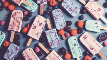 Appetizing ice cream. Aesthetically attractive ice cream. photo