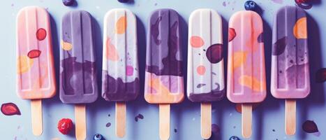Appetizing ice cream. Aesthetically attractive ice cream. photo