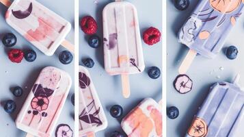 Appetizing ice cream. Aesthetically attractive ice cream. photo