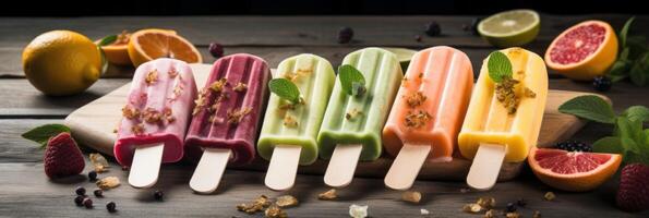 Appetizing ice cream. Aesthetically attractive ice cream. . photo