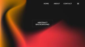 ABSTRACT DARK BACKGROUND ELEGANT GRADIENT MESH BLUE ORANGE SMOOTH LIQUID COLORFUL DESIGN TEMPLATE GOOD FOR MODERN WEBSITE, WALLPAPER, COVER DESIGN vector