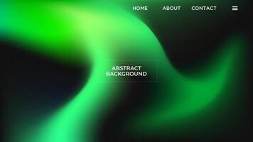 ABSTRACT DARK BACKGROUND ELEGANT GRADIENT MESH GREEN SMOOTH LIQUID COLORFUL DESIGN TEMPLATE GOOD FOR MODERN WEBSITE, WALLPAPER, COVER DESIGN vector