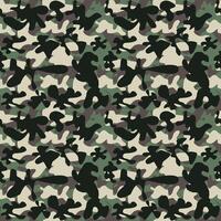 Seamless army camouflage pattern, military camouflage fabric, classic style. vector
