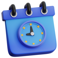 Schedule 3D Illustration For Web, App, etc png