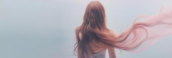 Soft ethereal dreamy background, pastel colors, copy space. . photo